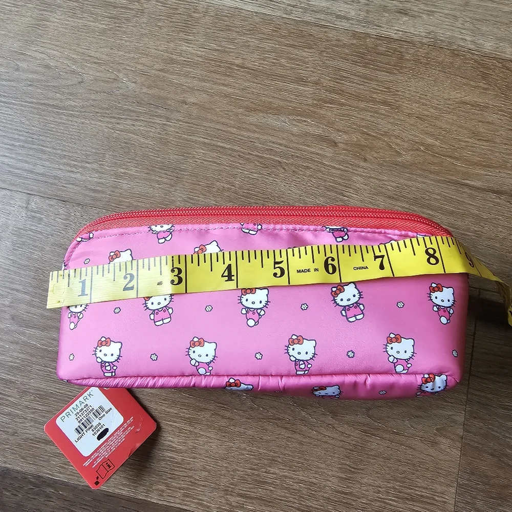 NWT Primark x Hello Kitty Nylon Pink Pencil Case